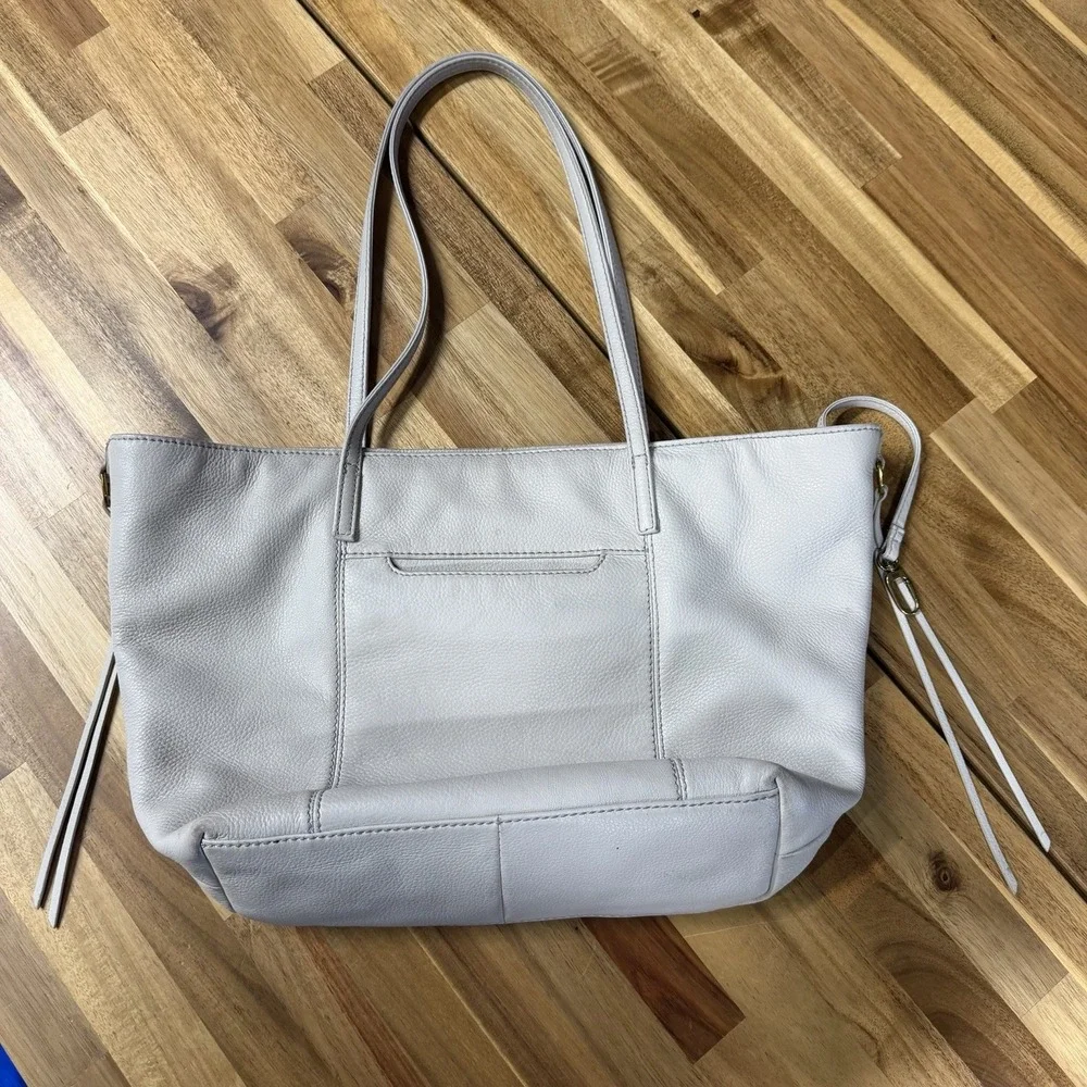 Hobo International Leather Handbag Shoulder Bag Tote Bag White